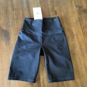 NWT fabletics powerhold high waisted shorts 9” xs